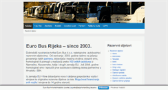 Desktop Screenshot of eurobus.hr